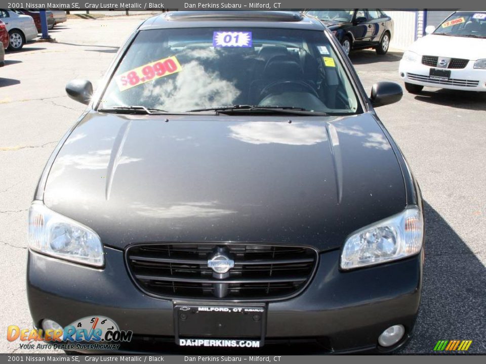 2001 Nissan Maxima SE Gray Lustre Metallic / Black Photo #2
