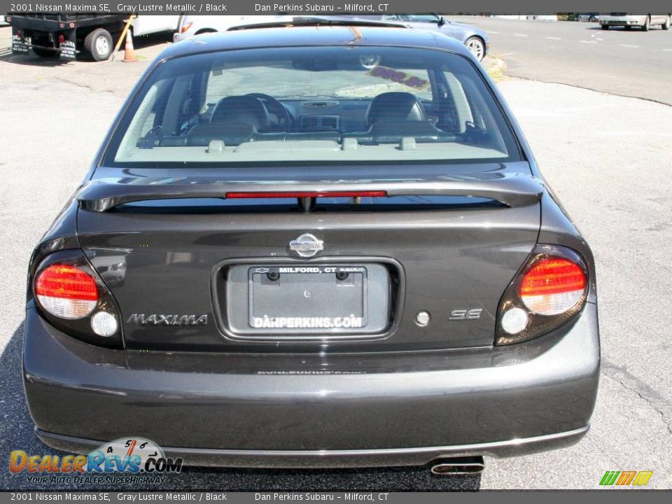 2001 Nissan Maxima SE Gray Lustre Metallic / Black Photo #7