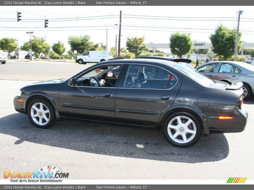 2001 Nissan Maxima SE Gray Lustre Metallic / Black Photo #8