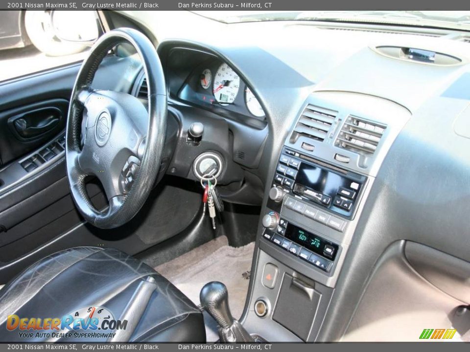 2001 Nissan Maxima SE Gray Lustre Metallic / Black Photo #10