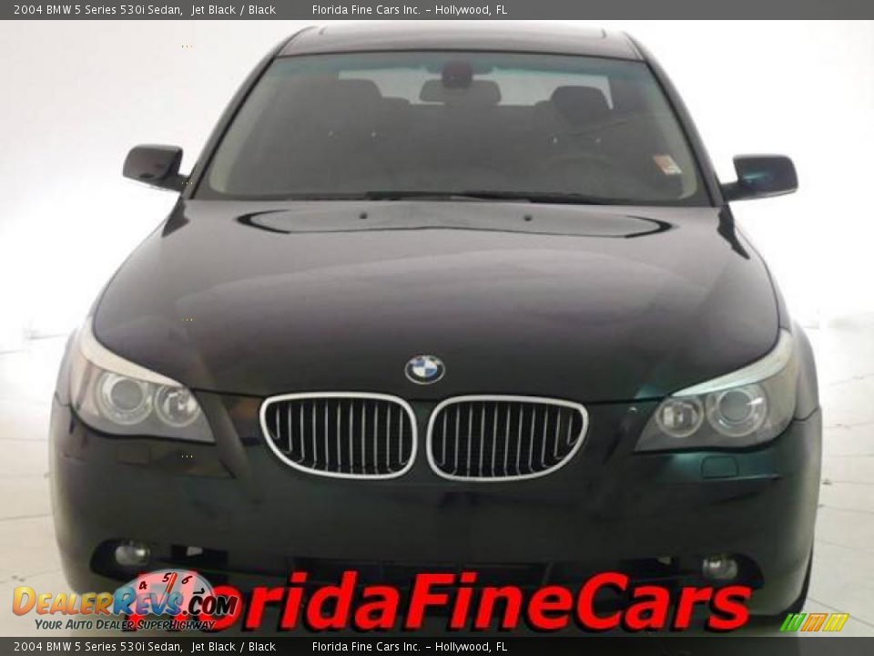2004 BMW 5 Series 530i Sedan Jet Black / Black Photo #5