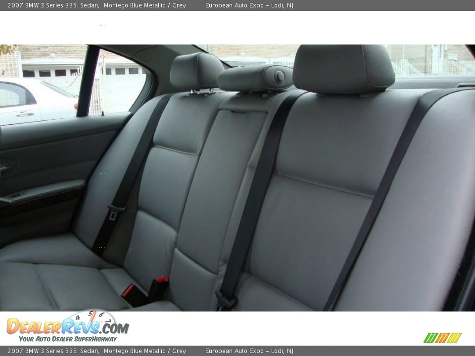 2007 BMW 3 Series 335i Sedan Montego Blue Metallic / Grey Photo #11