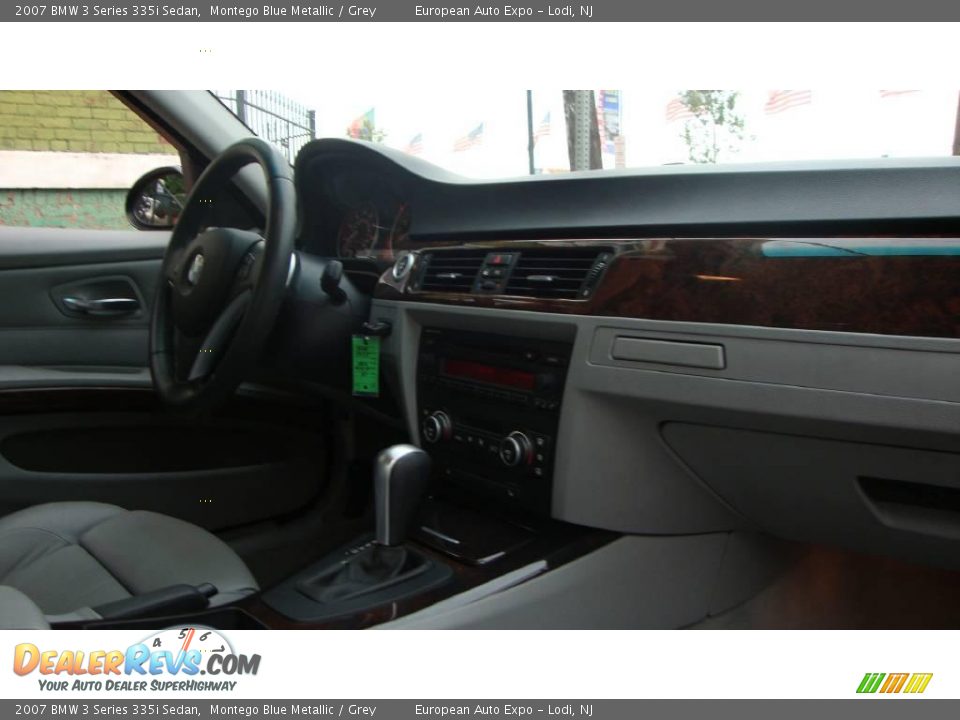 2007 BMW 3 Series 335i Sedan Montego Blue Metallic / Grey Photo #14