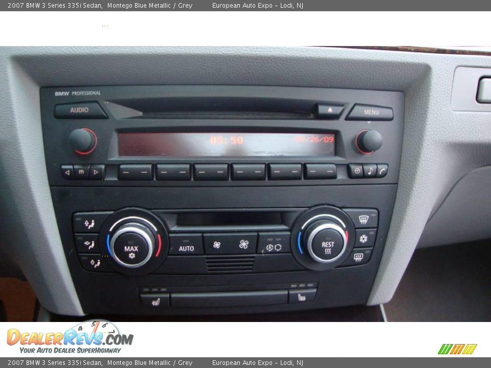 2007 BMW 3 Series 335i Sedan Montego Blue Metallic / Grey Photo #19