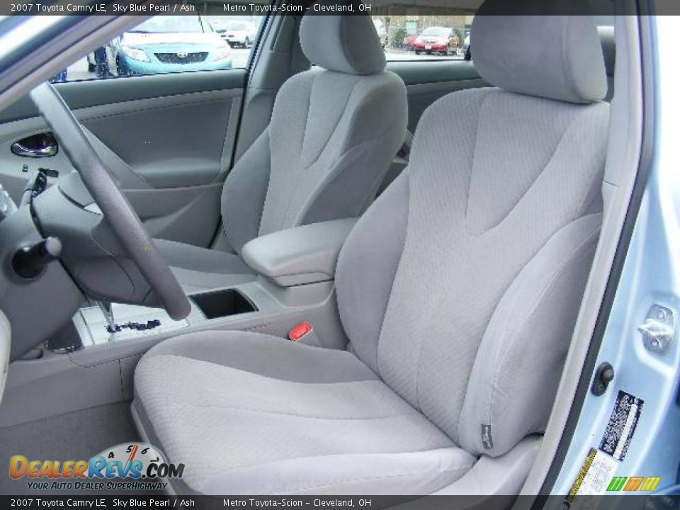 2007 Toyota Camry LE Sky Blue Pearl / Ash Photo #9