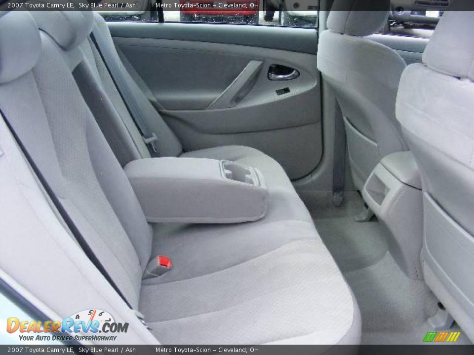 2007 Toyota Camry LE Sky Blue Pearl / Ash Photo #12