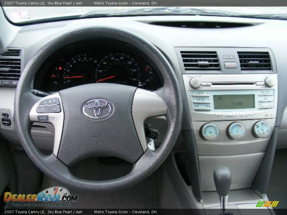 2007 Toyota Camry LE Sky Blue Pearl / Ash Photo #14