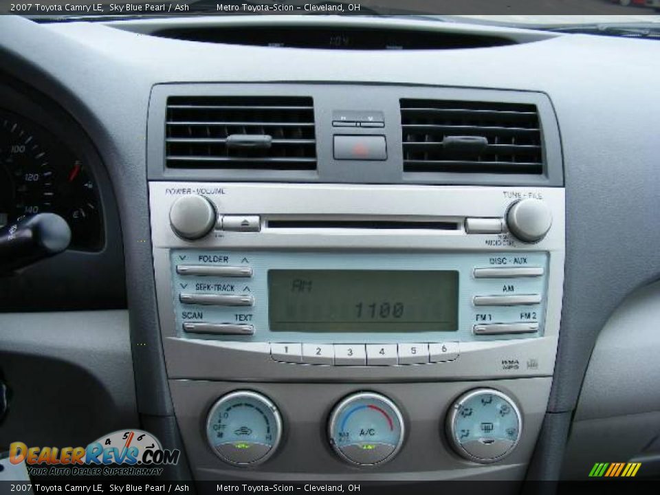2007 Toyota Camry LE Sky Blue Pearl / Ash Photo #18