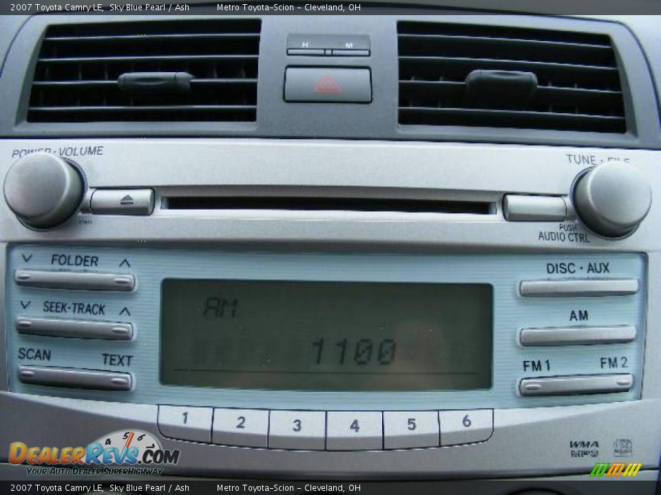 2007 Toyota Camry LE Sky Blue Pearl / Ash Photo #19