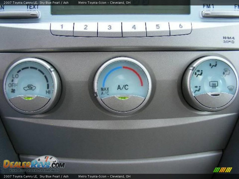 2007 Toyota Camry LE Sky Blue Pearl / Ash Photo #20