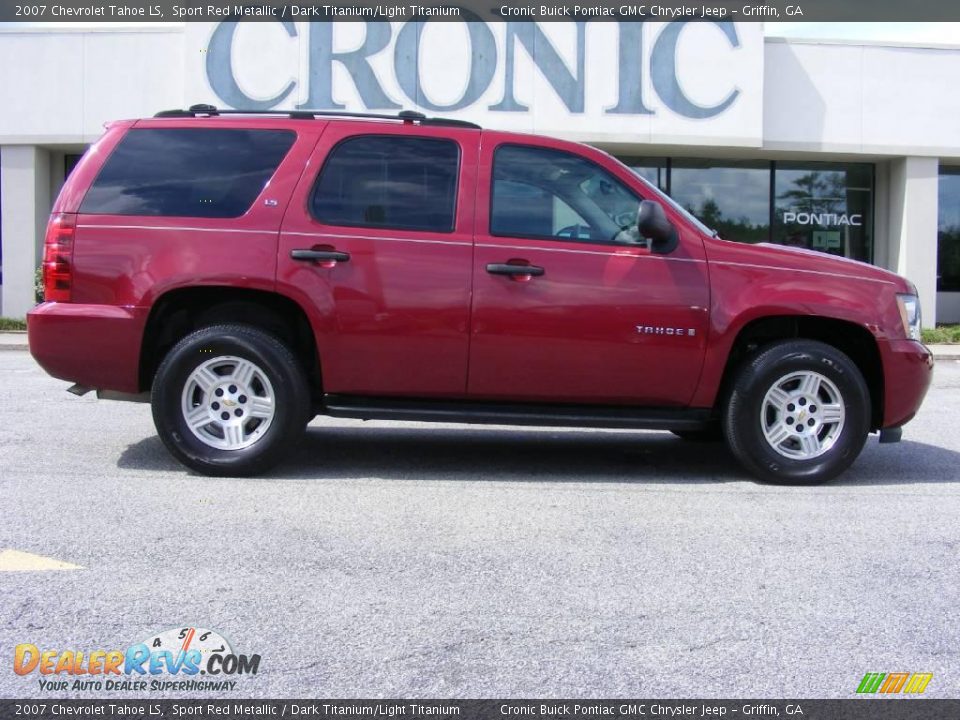 2007 Chevrolet Tahoe LS Sport Red Metallic / Dark Titanium/Light Titanium Photo #1