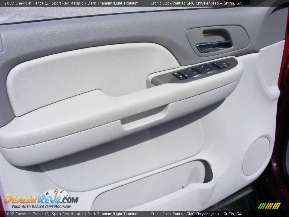 2007 Chevrolet Tahoe LS Sport Red Metallic / Dark Titanium/Light Titanium Photo #12