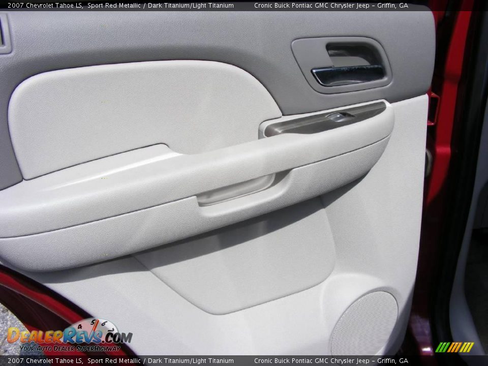 2007 Chevrolet Tahoe LS Sport Red Metallic / Dark Titanium/Light Titanium Photo #14