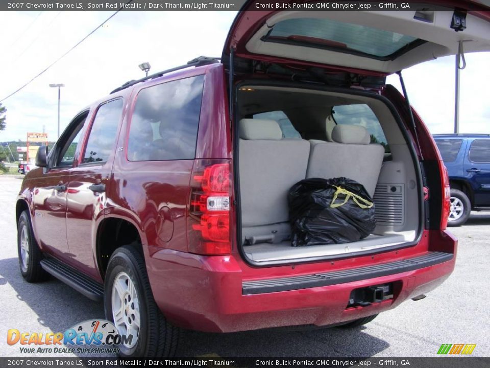 2007 Chevrolet Tahoe LS Sport Red Metallic / Dark Titanium/Light Titanium Photo #16