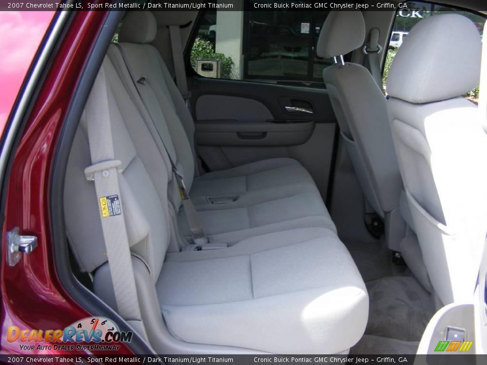 2007 Chevrolet Tahoe LS Sport Red Metallic / Dark Titanium/Light Titanium Photo #17