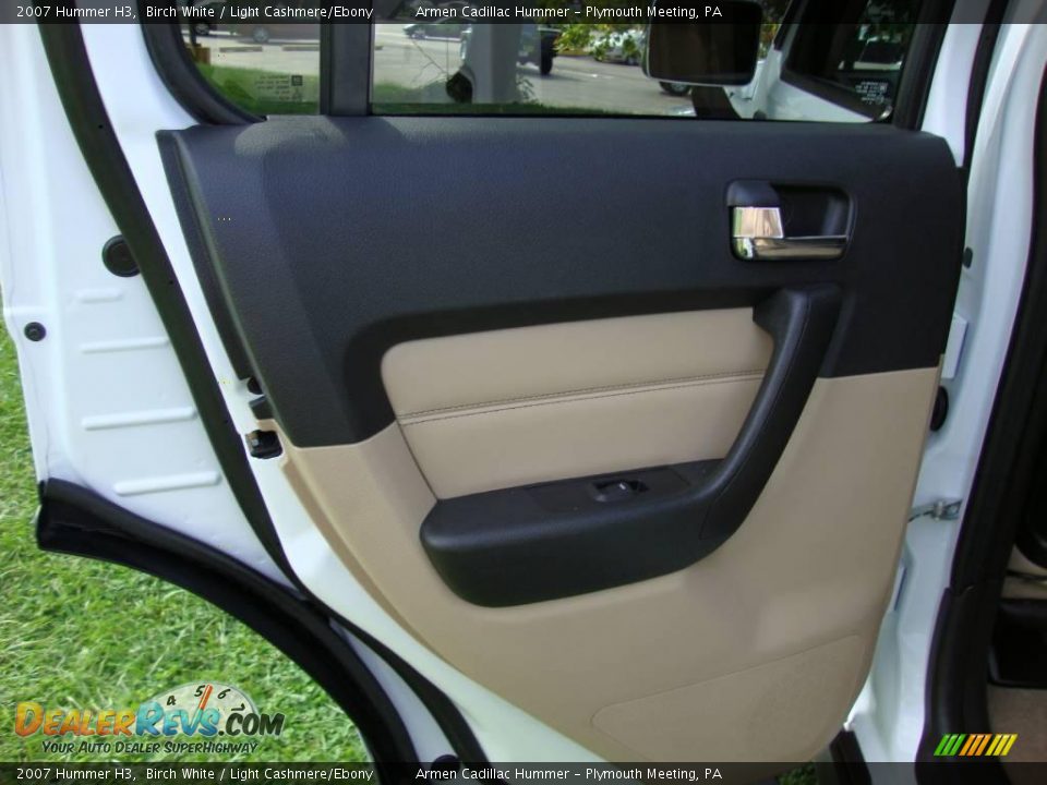 2007 Hummer H3 Birch White / Light Cashmere/Ebony Photo #20