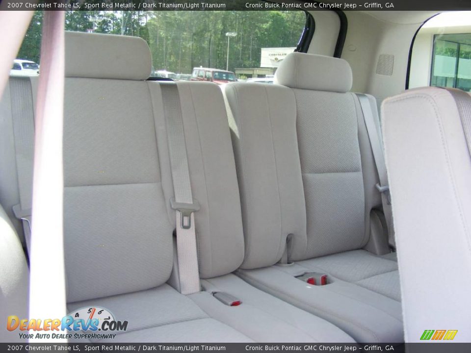 2007 Chevrolet Tahoe LS Sport Red Metallic / Dark Titanium/Light Titanium Photo #18