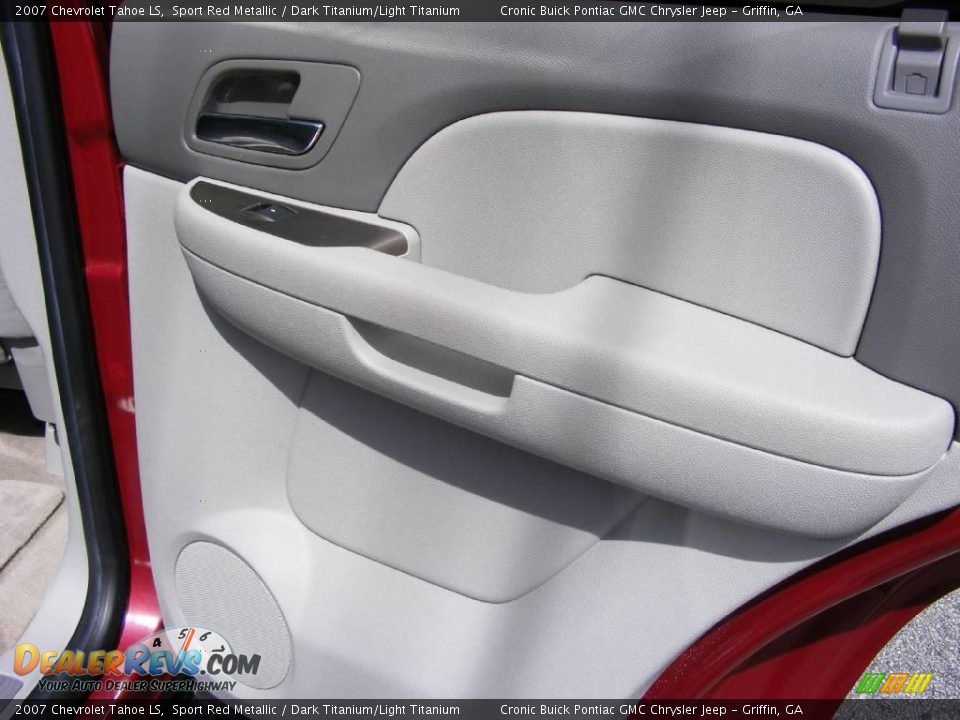 2007 Chevrolet Tahoe LS Sport Red Metallic / Dark Titanium/Light Titanium Photo #19