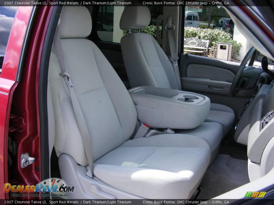 2007 Chevrolet Tahoe LS Sport Red Metallic / Dark Titanium/Light Titanium Photo #20