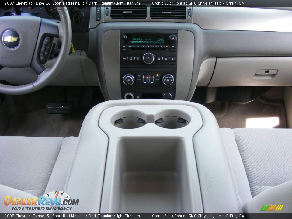 2007 Chevrolet Tahoe LS Sport Red Metallic / Dark Titanium/Light Titanium Photo #23