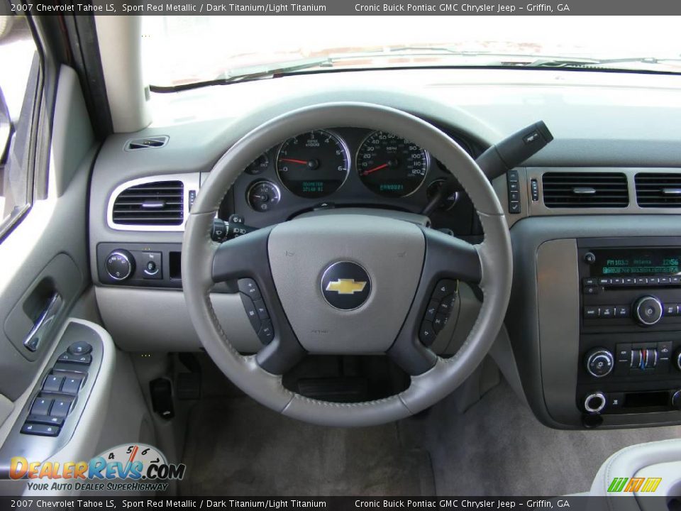 2007 Chevrolet Tahoe LS Sport Red Metallic / Dark Titanium/Light Titanium Photo #24