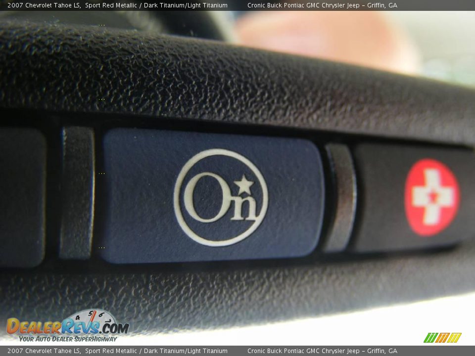 2007 Chevrolet Tahoe LS Sport Red Metallic / Dark Titanium/Light Titanium Photo #30