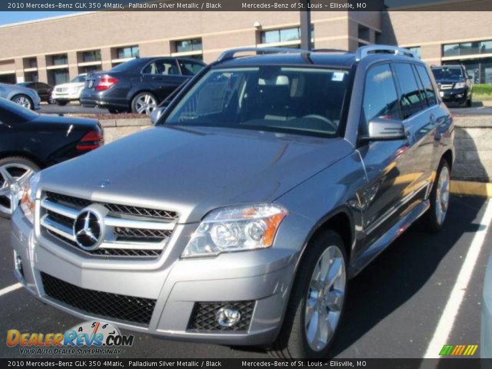 2010 Mercedes-Benz GLK 350 4Matic Palladium Silver Metallic / Black Photo #1
