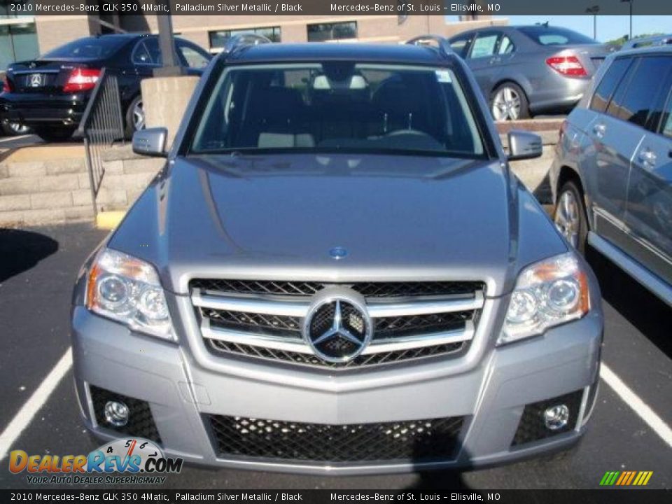2010 Mercedes-Benz GLK 350 4Matic Palladium Silver Metallic / Black Photo #2