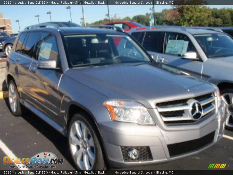 2010 Mercedes-Benz GLK 350 4Matic Palladium Silver Metallic / Black Photo #3