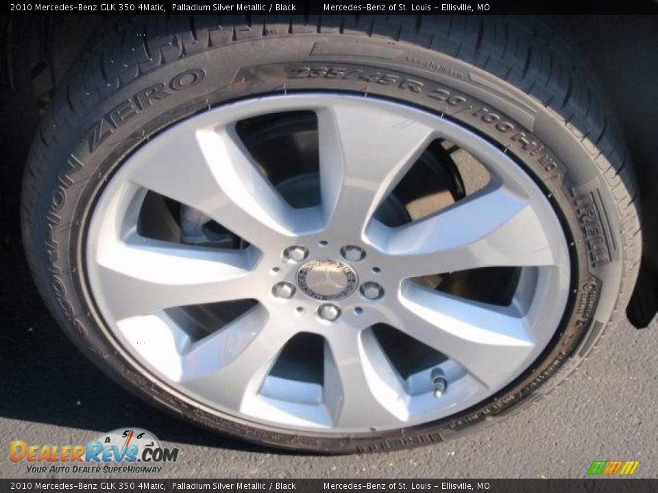 2010 Mercedes-Benz GLK 350 4Matic Palladium Silver Metallic / Black Photo #4