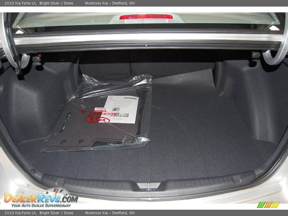 2010 Kia Forte LX Bright Silver / Stone Photo #15