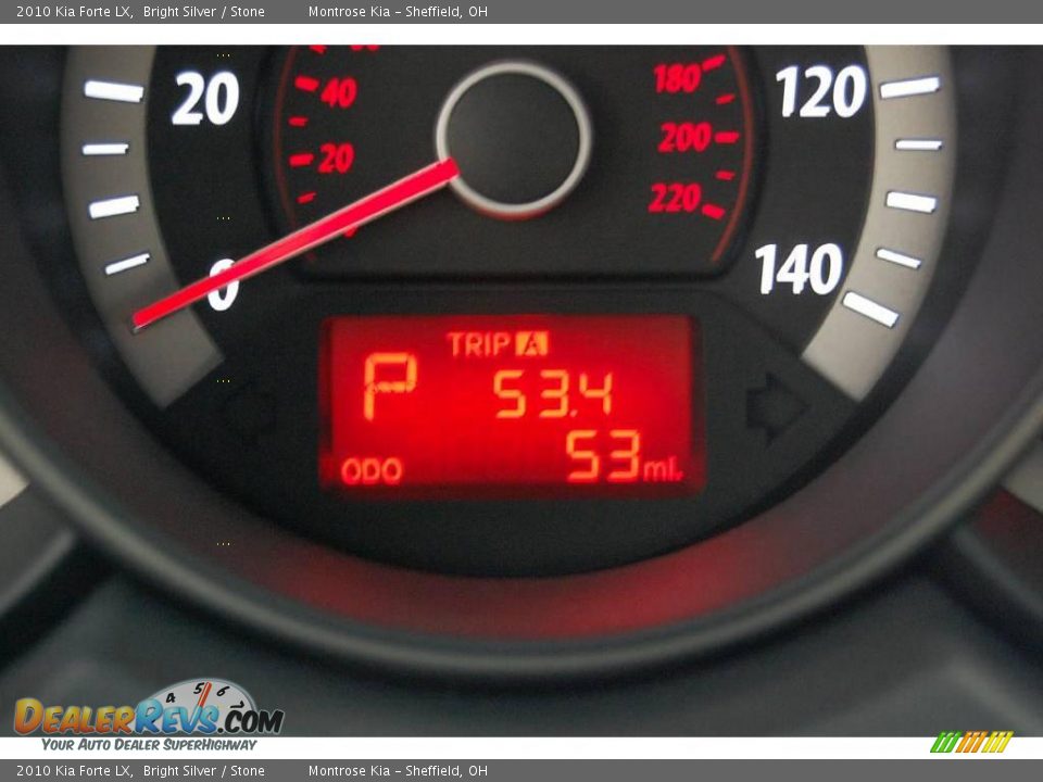 2010 Kia Forte LX Bright Silver / Stone Photo #16