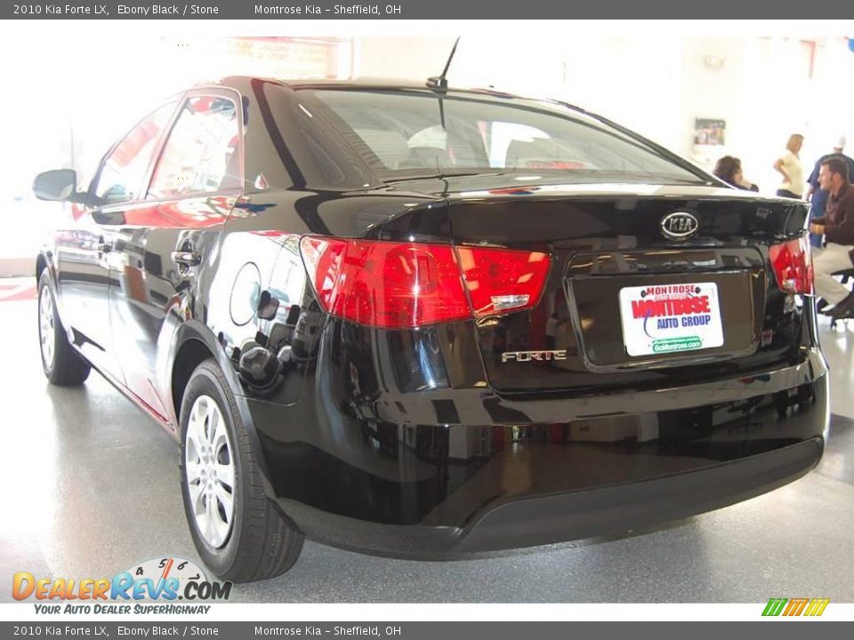 2010 Kia Forte LX Ebony Black / Stone Photo #4