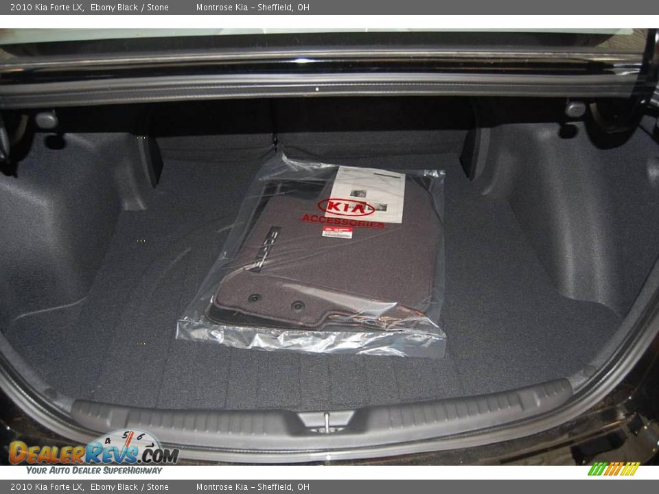 2010 Kia Forte LX Ebony Black / Stone Photo #8