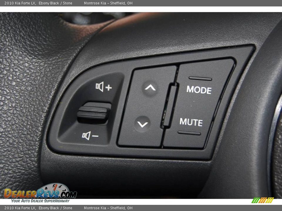 2010 Kia Forte LX Ebony Black / Stone Photo #22