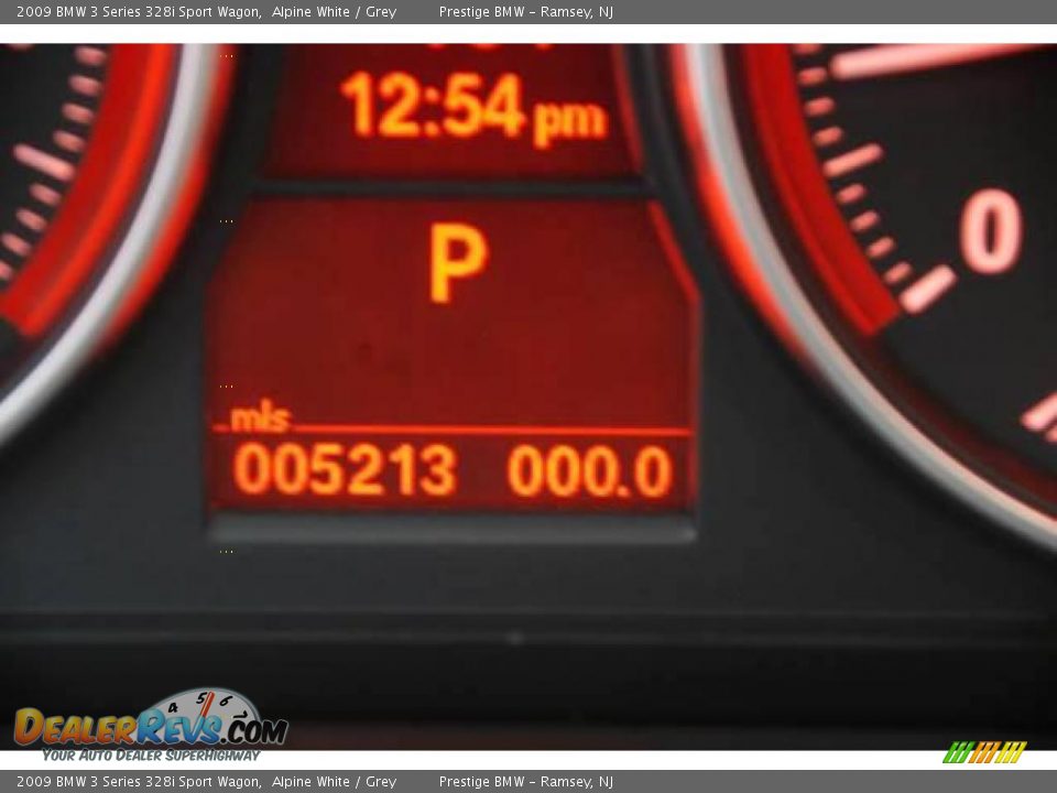 2009 BMW 3 Series 328i Sport Wagon Alpine White / Grey Photo #6