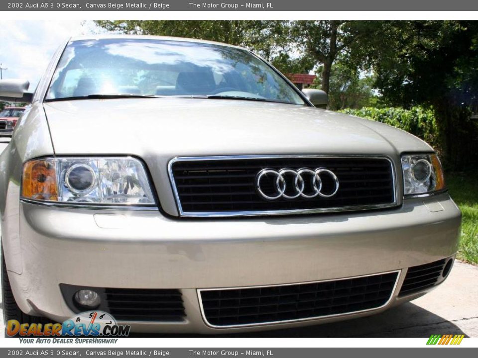 2002 Audi A6 3.0 Sedan Canvas Beige Metallic / Beige Photo #20