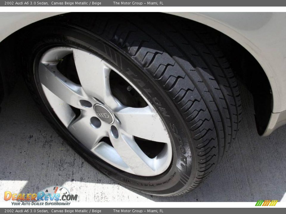 2002 Audi A6 3.0 Sedan Canvas Beige Metallic / Beige Photo #21