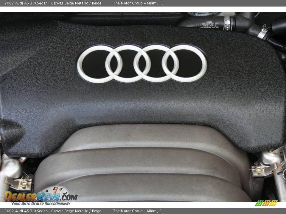 2002 Audi A6 3.0 Sedan Canvas Beige Metallic / Beige Photo #25