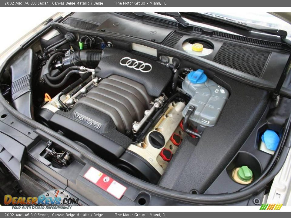 2002 Audi A6 3.0 Sedan Canvas Beige Metallic / Beige Photo #26