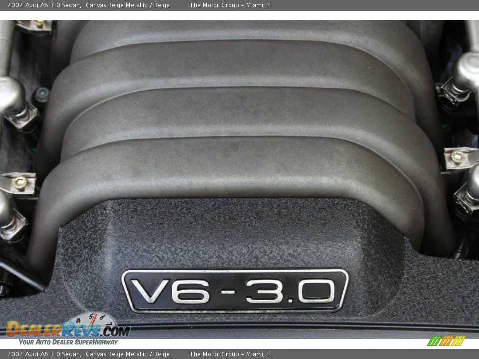 2002 Audi A6 3.0 Sedan Canvas Beige Metallic / Beige Photo #27