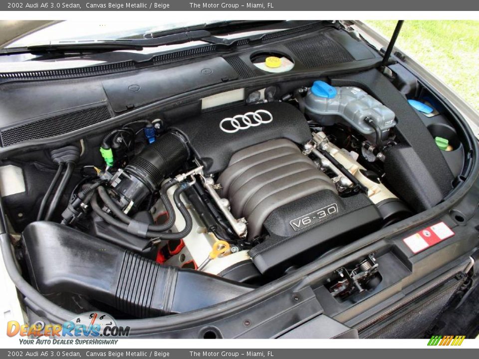 2002 Audi A6 3.0 Sedan Canvas Beige Metallic / Beige Photo #28