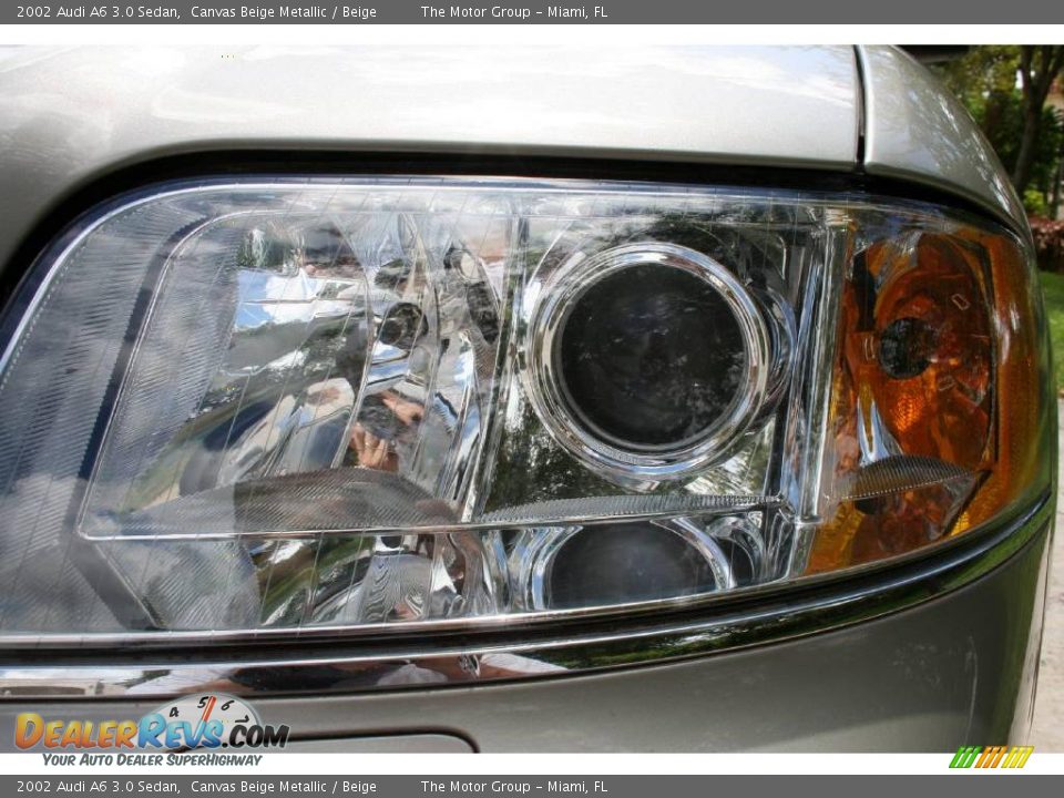 2002 Audi A6 3.0 Sedan Canvas Beige Metallic / Beige Photo #30