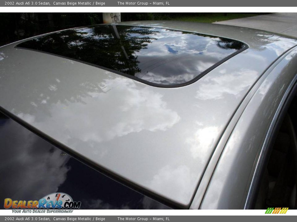 2002 Audi A6 3.0 Sedan Canvas Beige Metallic / Beige Photo #31