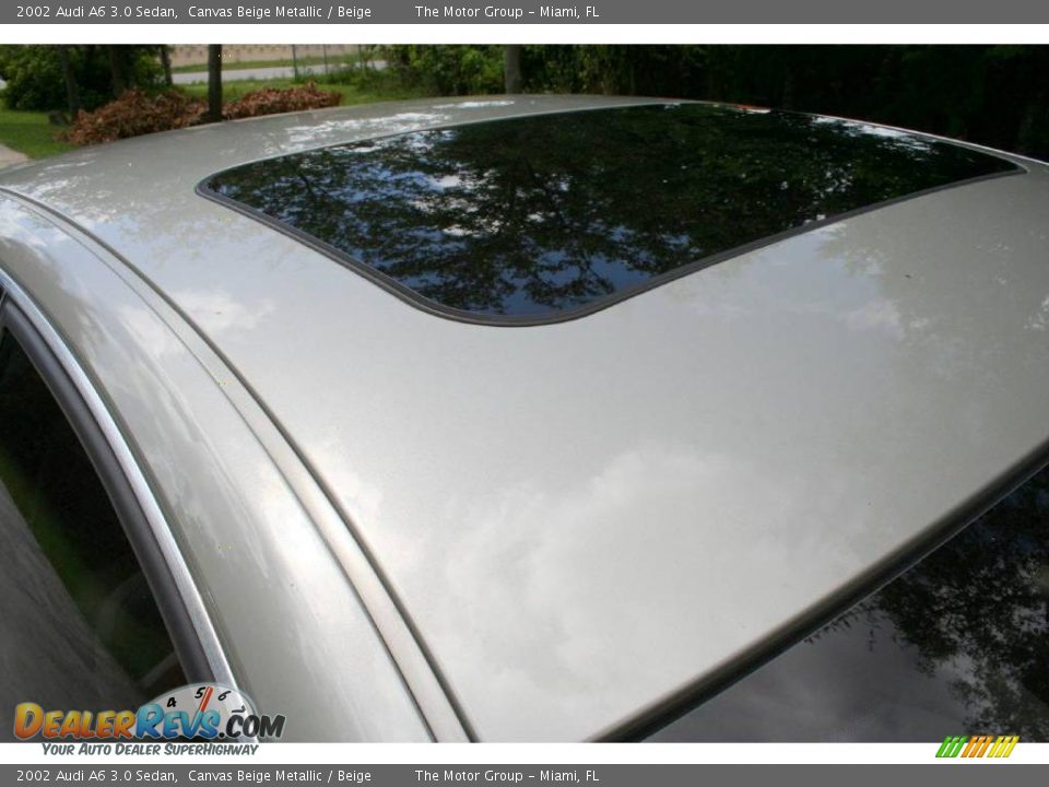 2002 Audi A6 3.0 Sedan Canvas Beige Metallic / Beige Photo #32