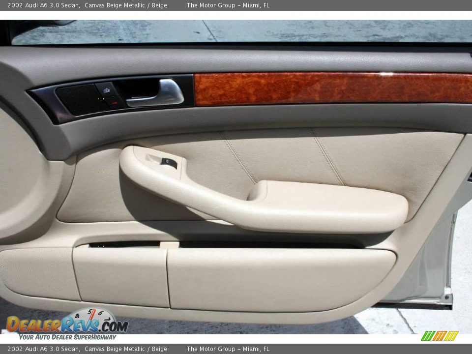 2002 Audi A6 3.0 Sedan Canvas Beige Metallic / Beige Photo #34