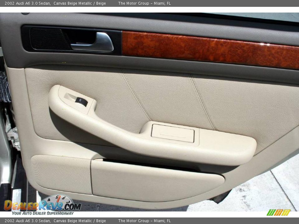 2002 Audi A6 3.0 Sedan Canvas Beige Metallic / Beige Photo #36