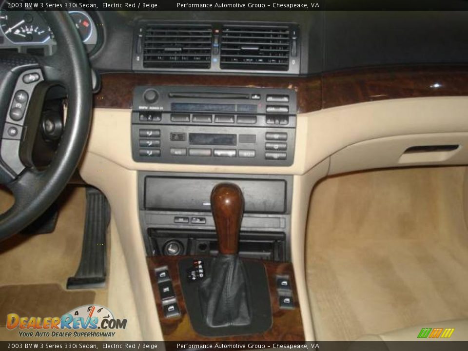 2003 BMW 3 Series 330i Sedan Electric Red / Beige Photo #13