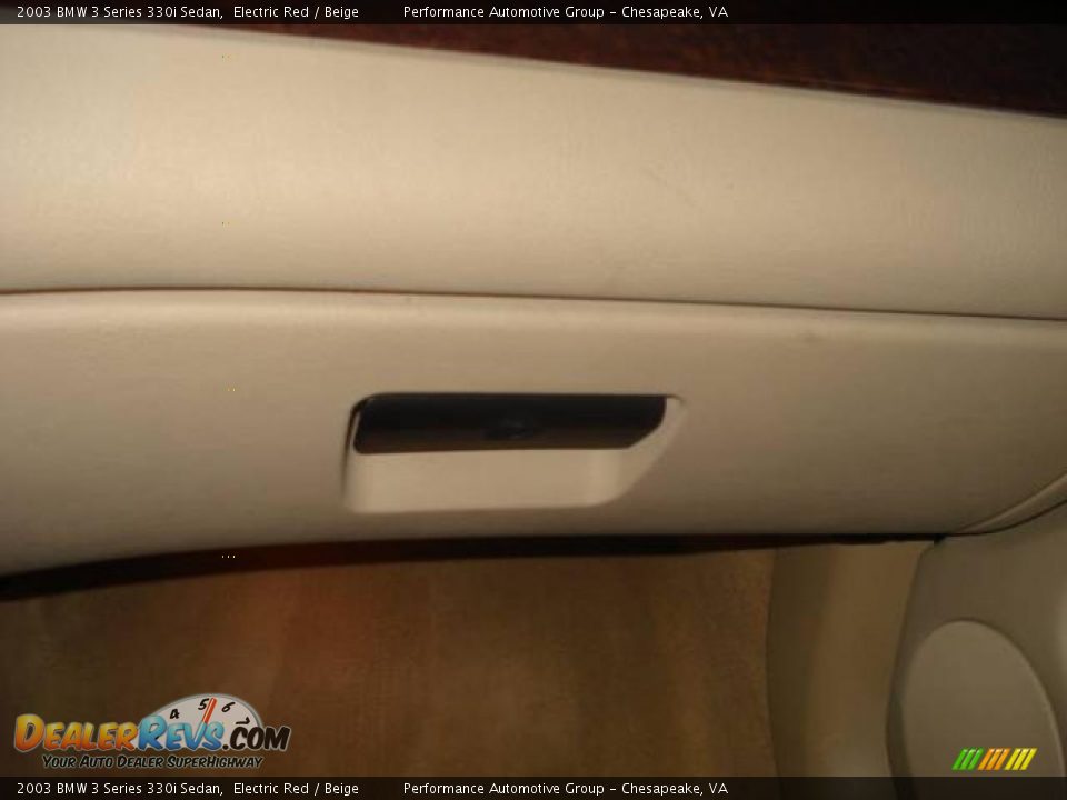 2003 BMW 3 Series 330i Sedan Electric Red / Beige Photo #17