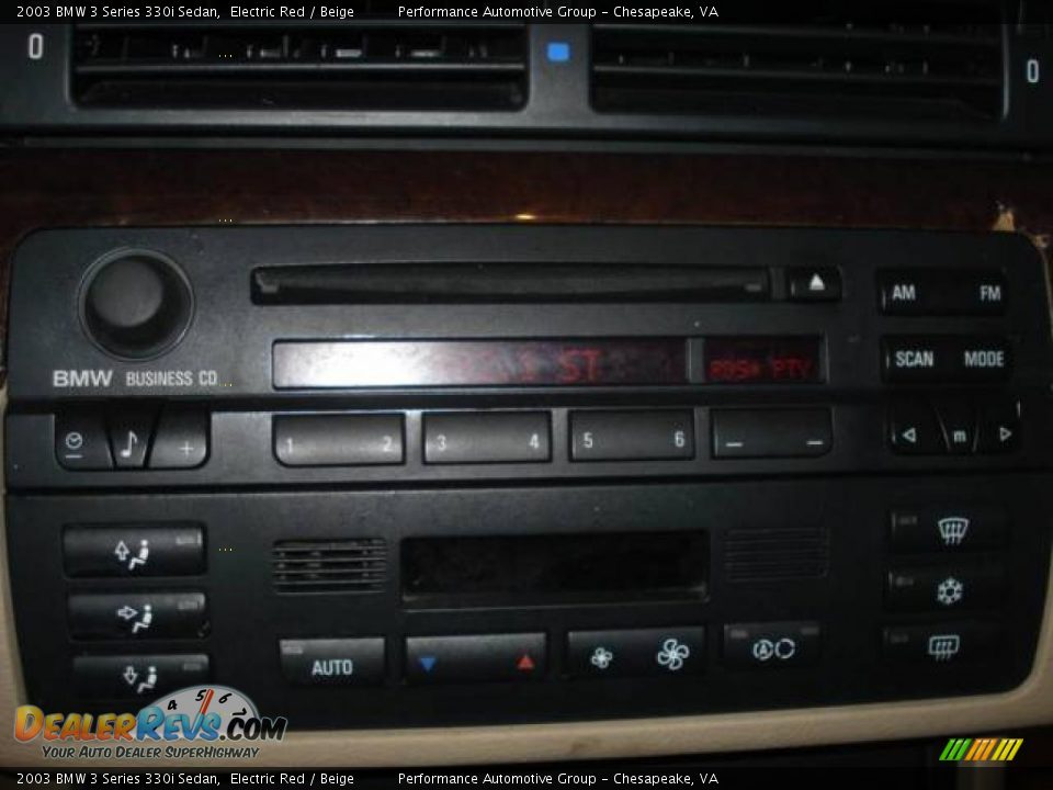 2003 BMW 3 Series 330i Sedan Electric Red / Beige Photo #19